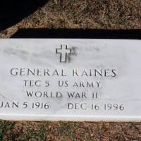 General (new) RAINES (VETERAN WWII)